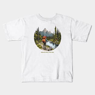 Breathe Wild, Live Free Tee Kids T-Shirt